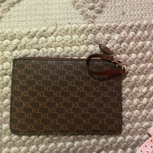 Karl Lagerfeld Wristlet Pouch